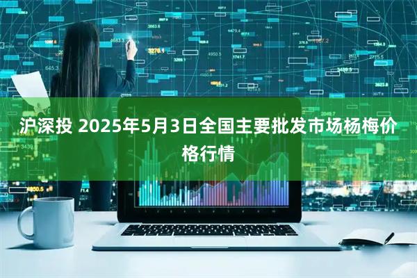 沪深投 2025年5月3日全国主要批发市场杨梅价格行情