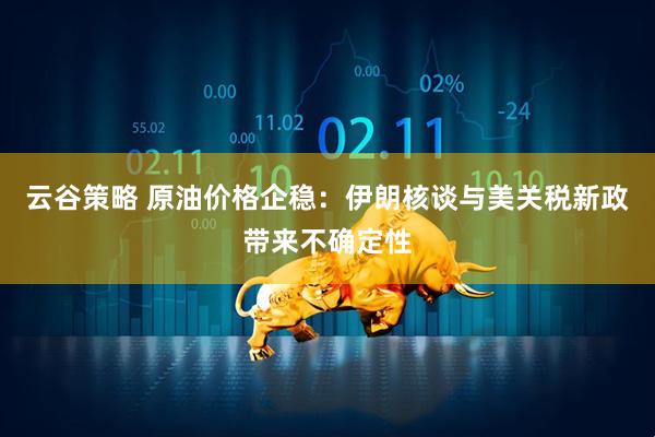 云谷策略 原油价格企稳：伊朗核谈与美关税新政带来不确定性
